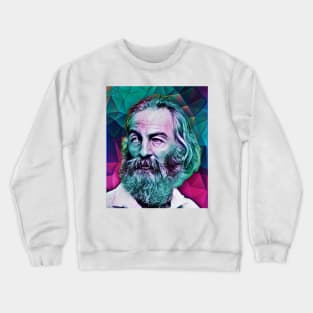 Walt Whitman Portrait | Walt Whitman Artwork 9 Crewneck Sweatshirt